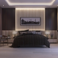 Bedroom at night 