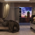 Bedroom at night 