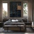 Monochrome bedroom