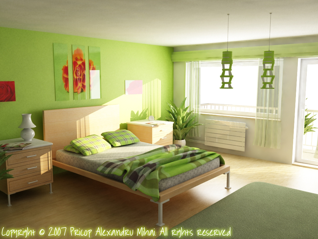 green-bedroom
