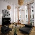 Piano room