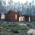 3D Visualisation house in the forest