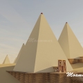 CGI Nubian Pyramids