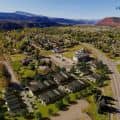3D Aerial View of Arizona House Site Bird Eye View