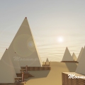 CGI Nubian Pyramids