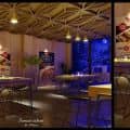 mountain restaurant  night scence