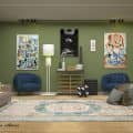 modern style and Arabic 