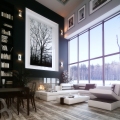 Interior design ( living room )