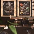 warm coffe shop