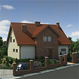 Just a house - exterior scene