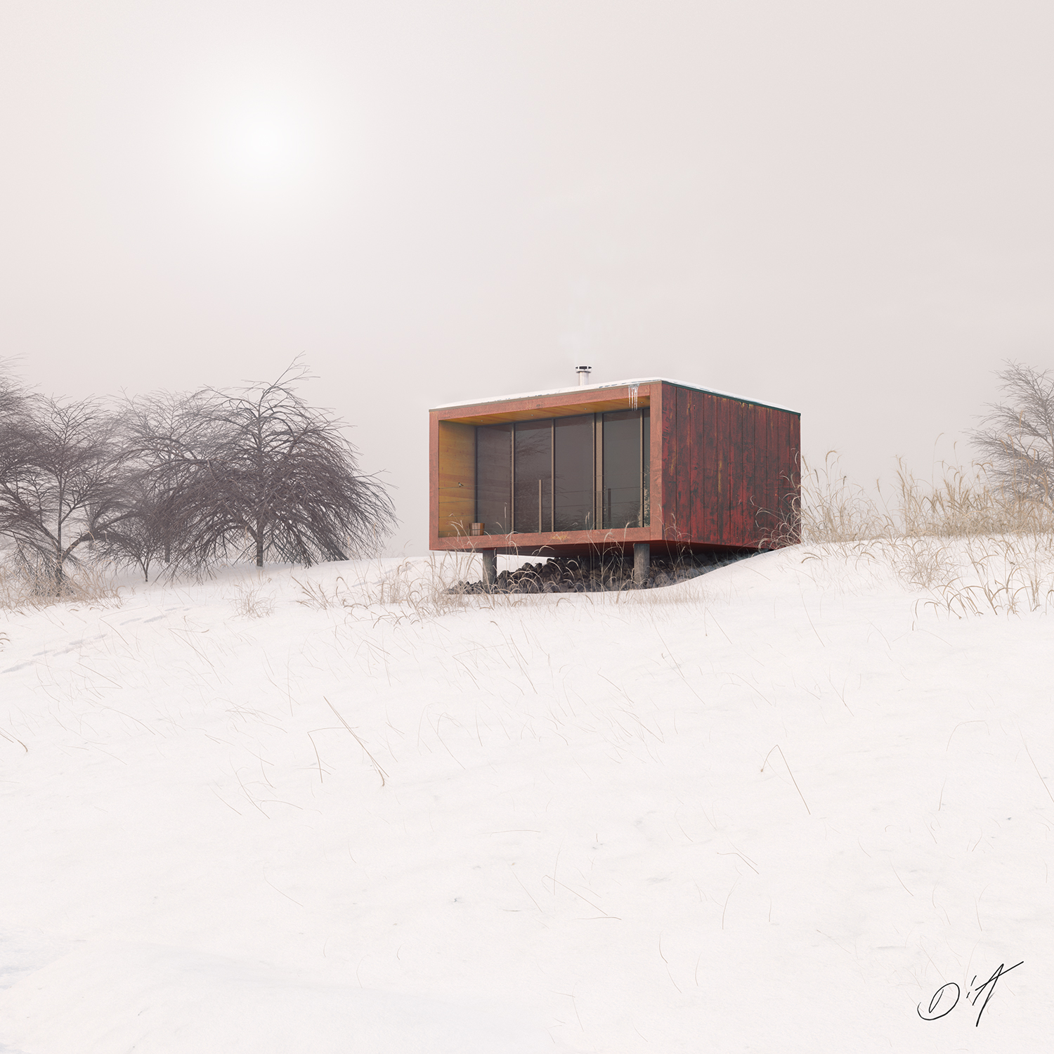 sauna-in-winter-landscape