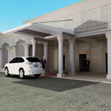 G.R.C CANOPY ENTRANCE FOR VIP AIRPORT IN KUWAIT