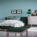 Green bedroom