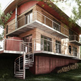 wooden house 3