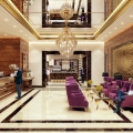 Hotel Reception: 3d Rendering