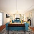 Architectural 3D Rendering NYC : Elegant living Room Design