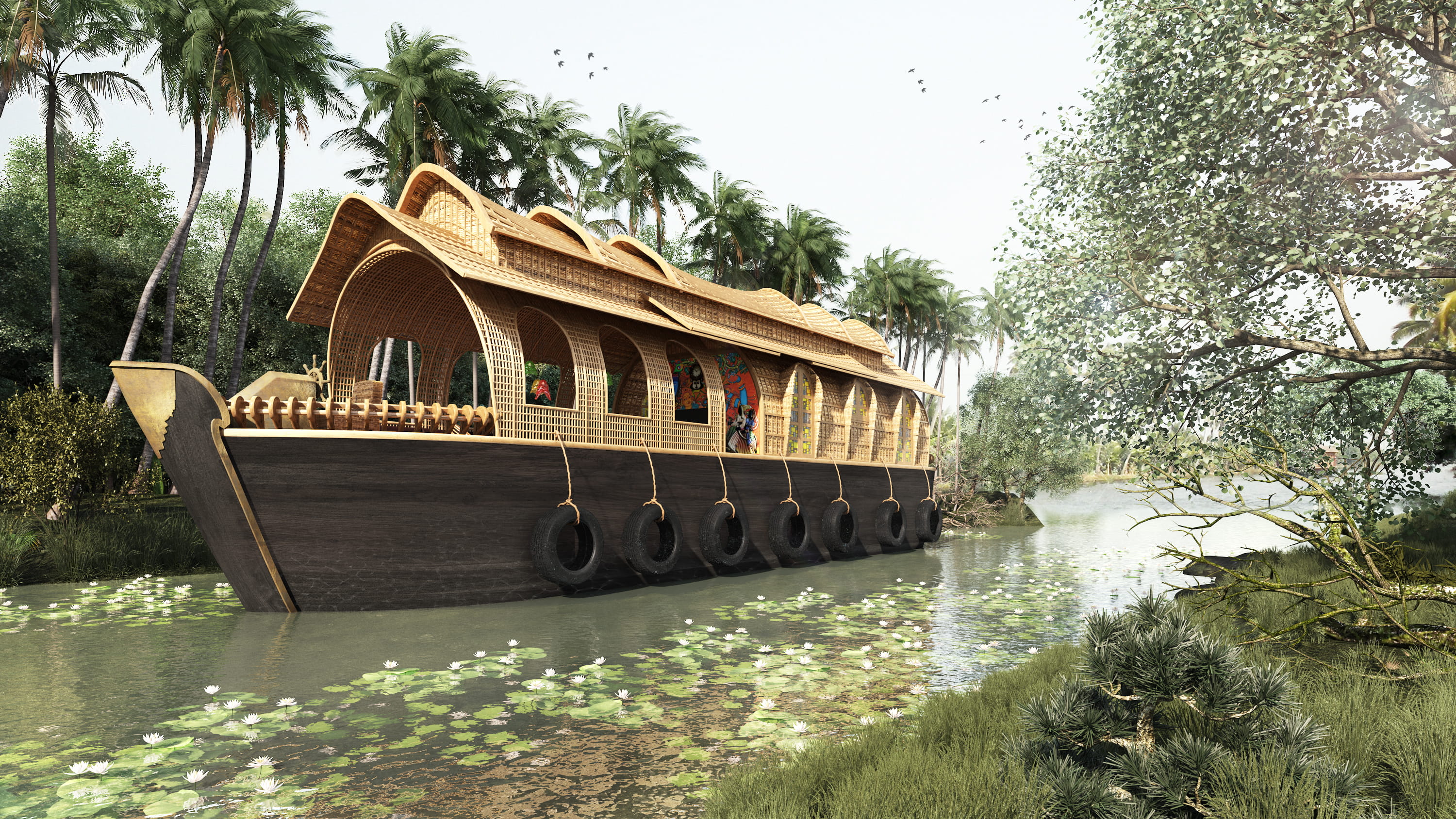 traditional-house-boat