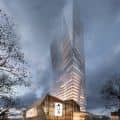 Mixed-use tower in Bishkek