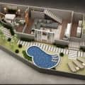 3D FLOOR PLAN OF LUXURY HOUSE BASEMENT