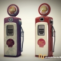 Modeling and texturing the petrol station