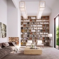Classical minimalistic living room