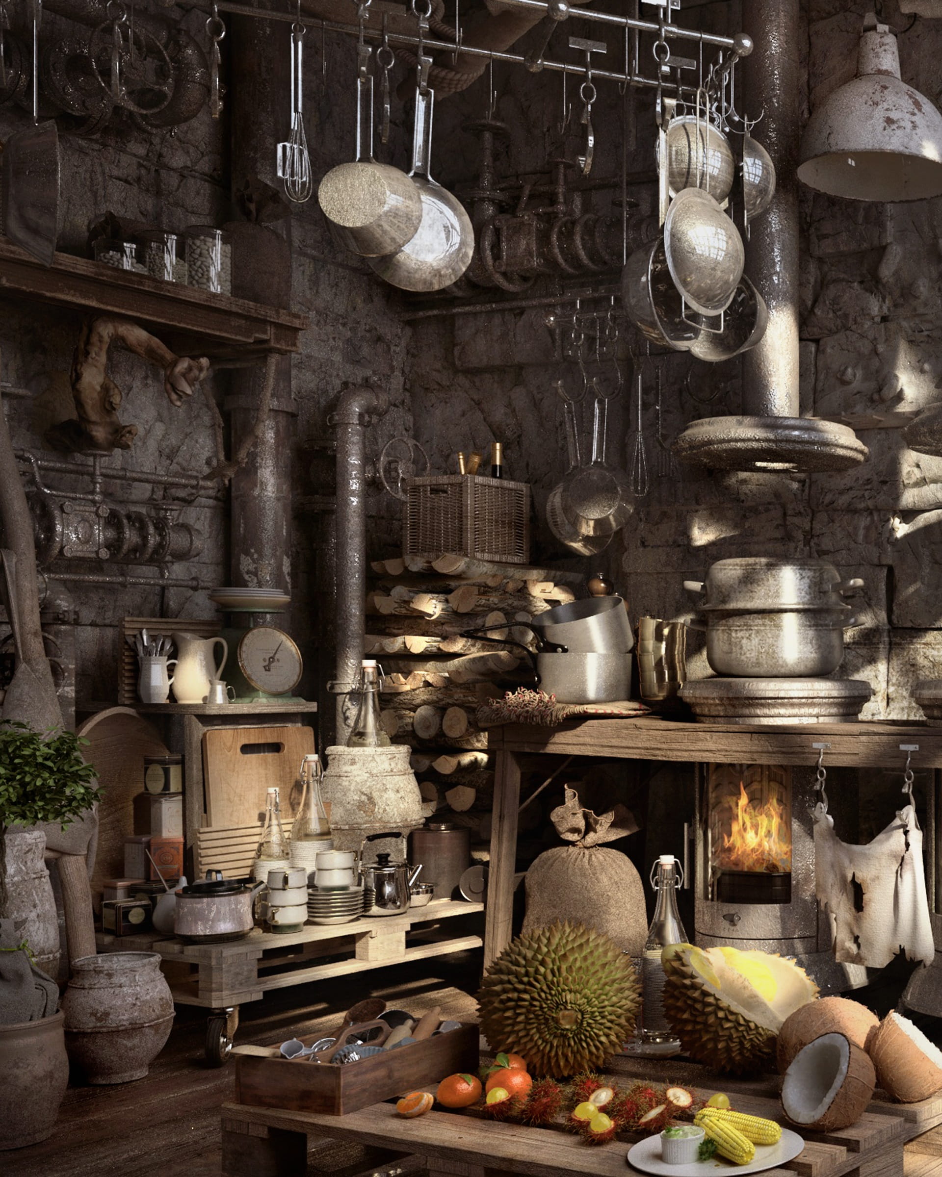 DIRTY KITCHEN - Project - Evermotion