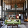 Home interior Industrial theme