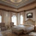 Classical Bedroom Interior Rendering