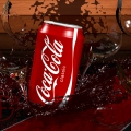 Glass Broken By Coca Cola