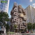 High Rise Commercial Modern Elevation Design Ideas by 3d animation studio USA