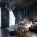 Dark Master Bedroom