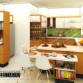 140 sqm apartment (kitchen)