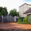 Detached house in the classic style with a landscape design.