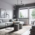 Scandinavian Interior // Living Room 001