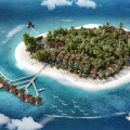 3d resort map