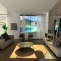Modern Living Room Scene 3D MAX File