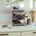 3D rendering of a coffee machine in a stylish kitchen
