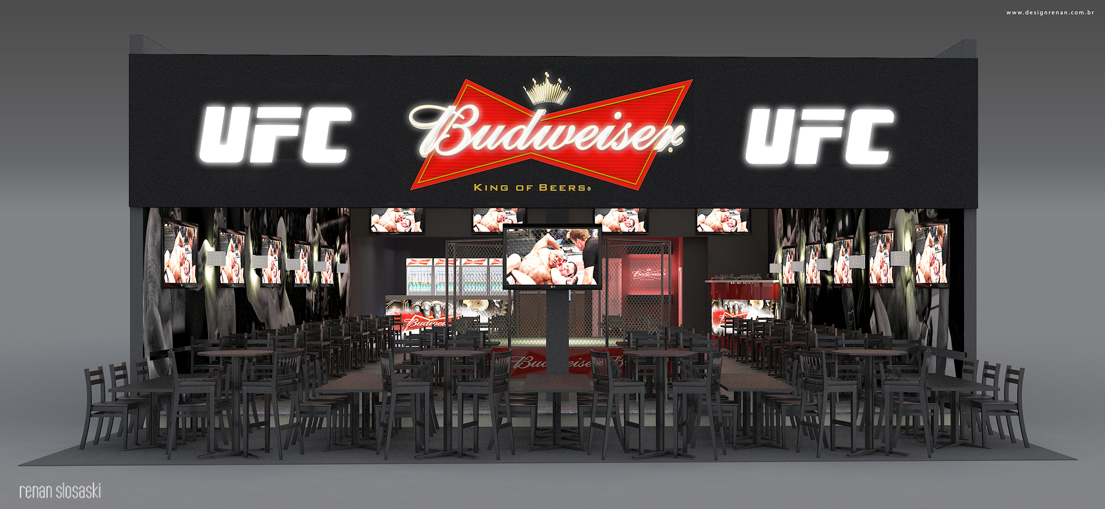 ufc-bar-and-restaurant-design-budweiser