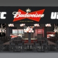 UFC Bar and restaurant design - BUDWEISER