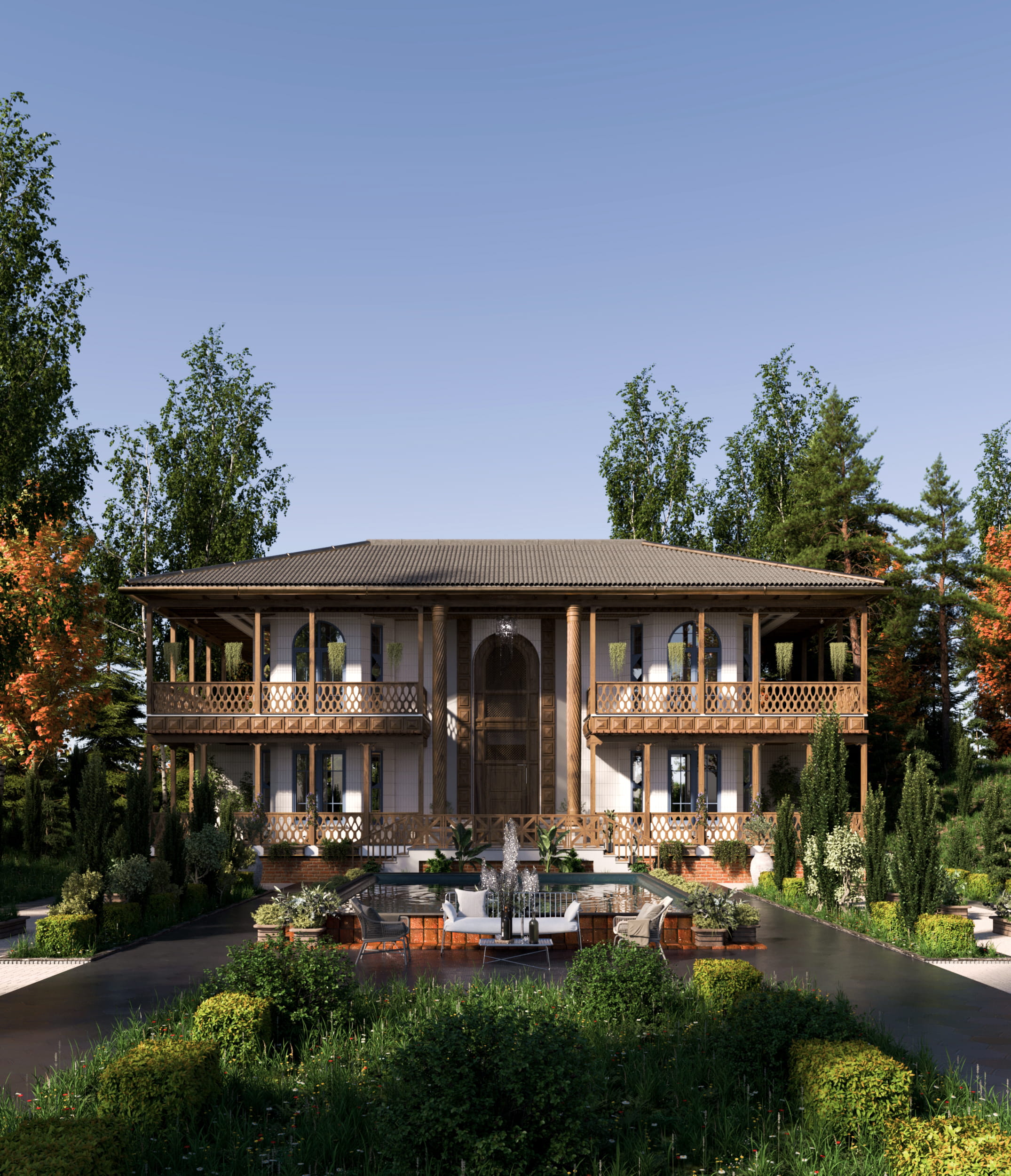 rasht villa - north of iran - Project - Evermotion