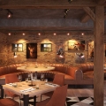 Restaurant interior visualisation - Lodge