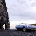 Rock and car