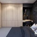 Bedroom in attic