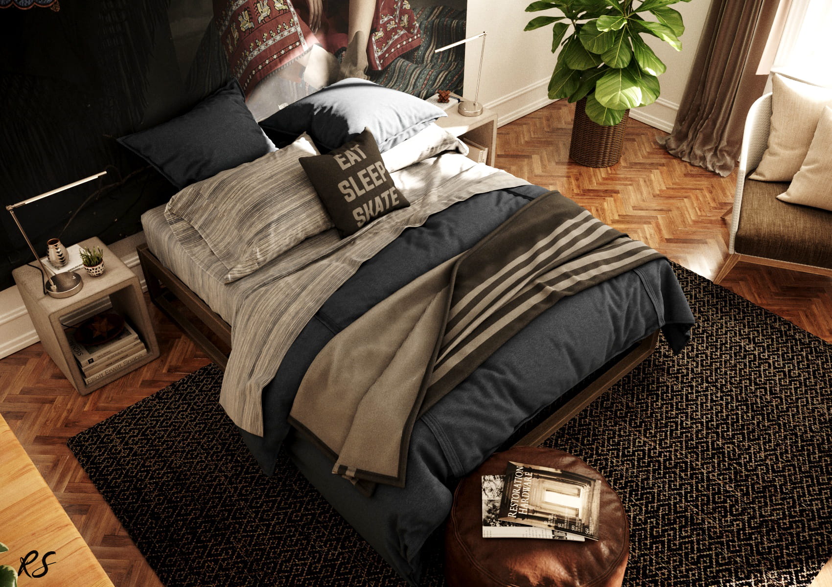 scandinavian-bedroom-