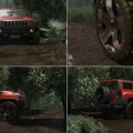 Hummer H3 in Forest / Animation 