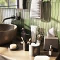 Lifestyle 3D Rendering of Stylish Bathroom Products