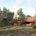 CGI for a woodland development 