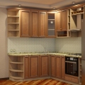 3d kitchen v-ray
