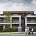 3D rendering. Atlanta house exterior project