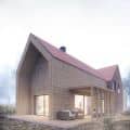 Modern polish barn type house